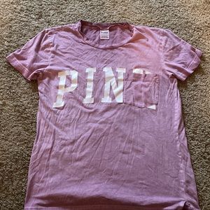 Victoria Secrets Pink Tee-Shirt - Size Extra Small